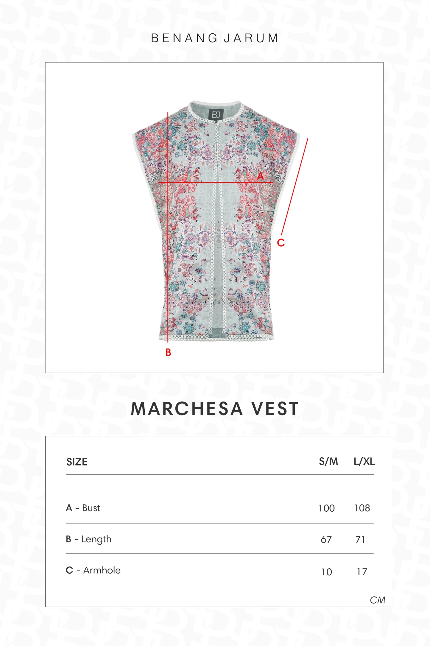MARCHESA VEST - BENANG JARUM