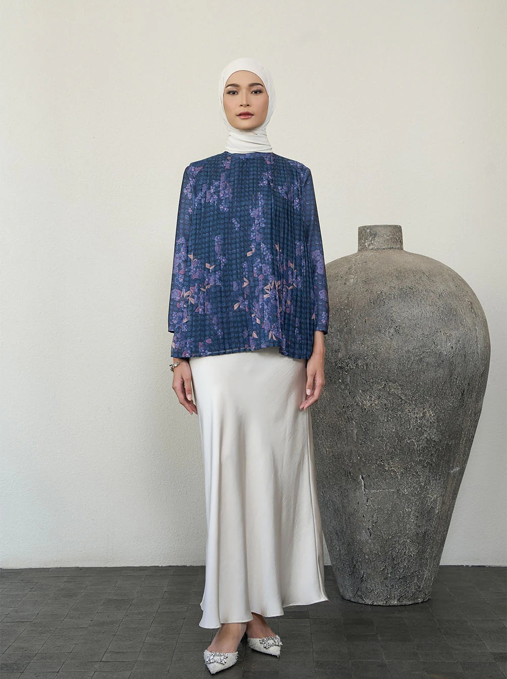 TISHA PLEATED TOP  - KAMI