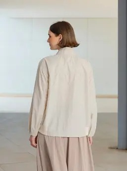 VELA HALF BUTTON SWEATER - KAMI