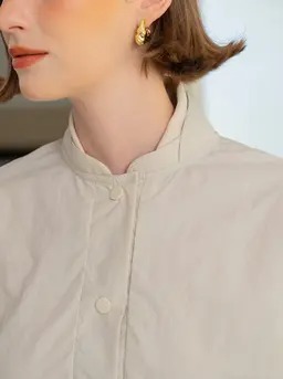 VELA HALF BUTTON SWEATER - KAMI