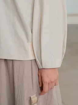 VELA HALF BUTTON SWEATER - KAMI