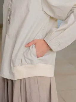 VELA HALF BUTTON SWEATER - KAMI
