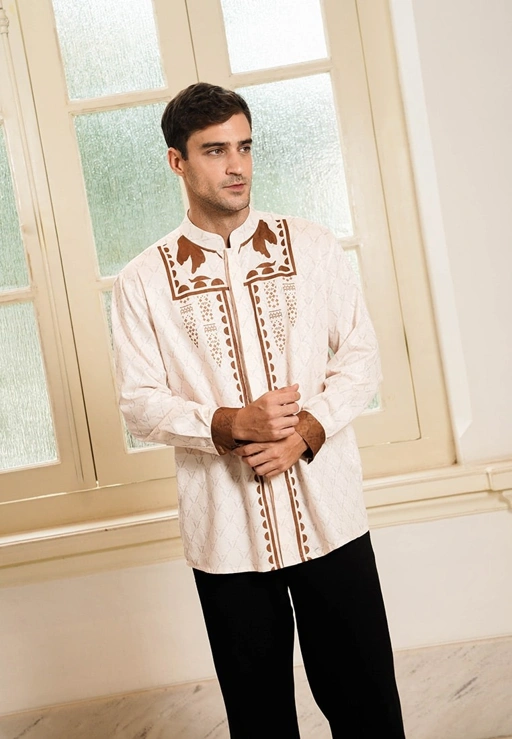 Image of LUMINETTE LONG SHIRT - VIVI ZUBEDI