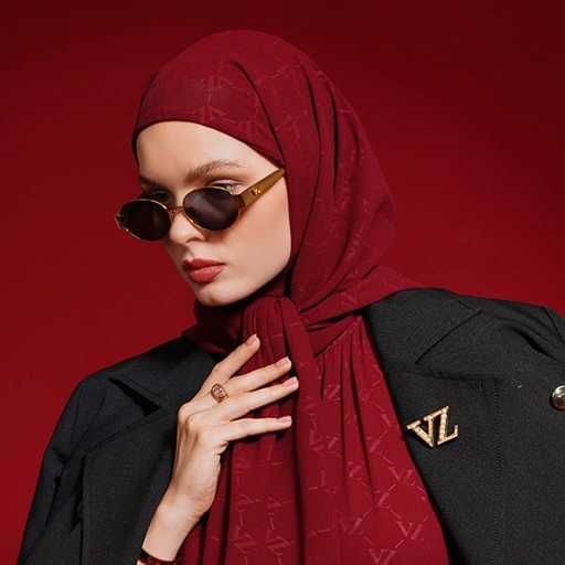 Image of SIGNATURE EMBOSSED SCARF - VIVI ZUBEDI