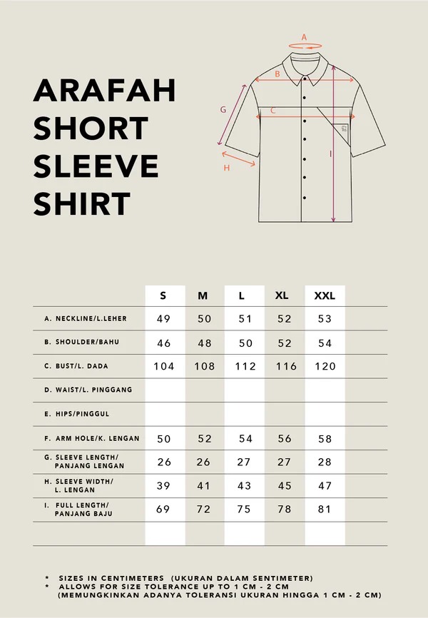 ARAFAH SHORT SLEEVE KOKO - KAMI