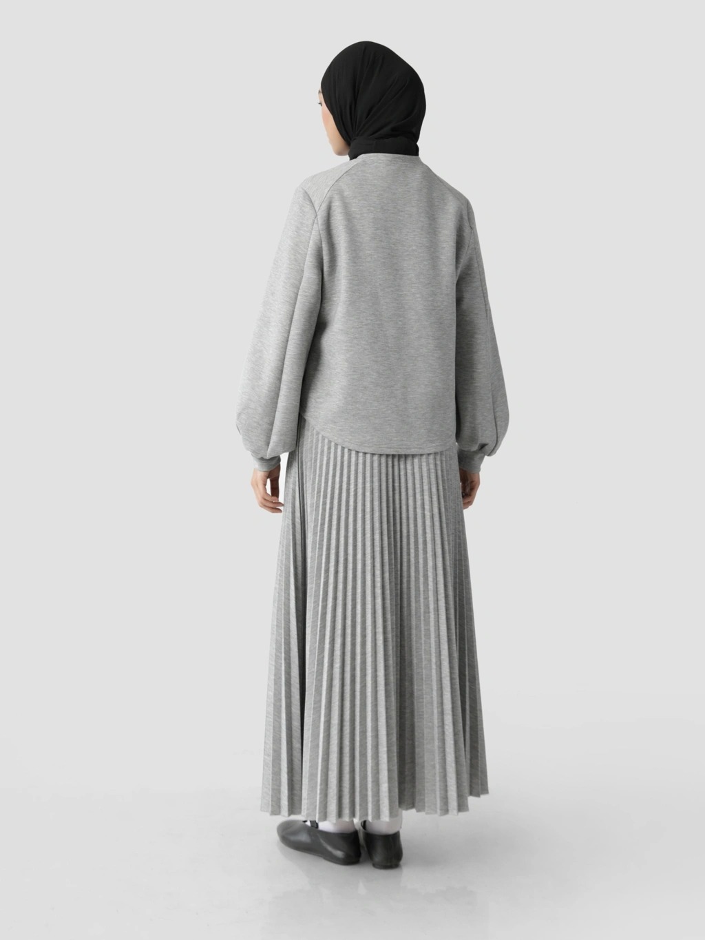 BONDED SUNRAY SKIRT - SABAMODEST