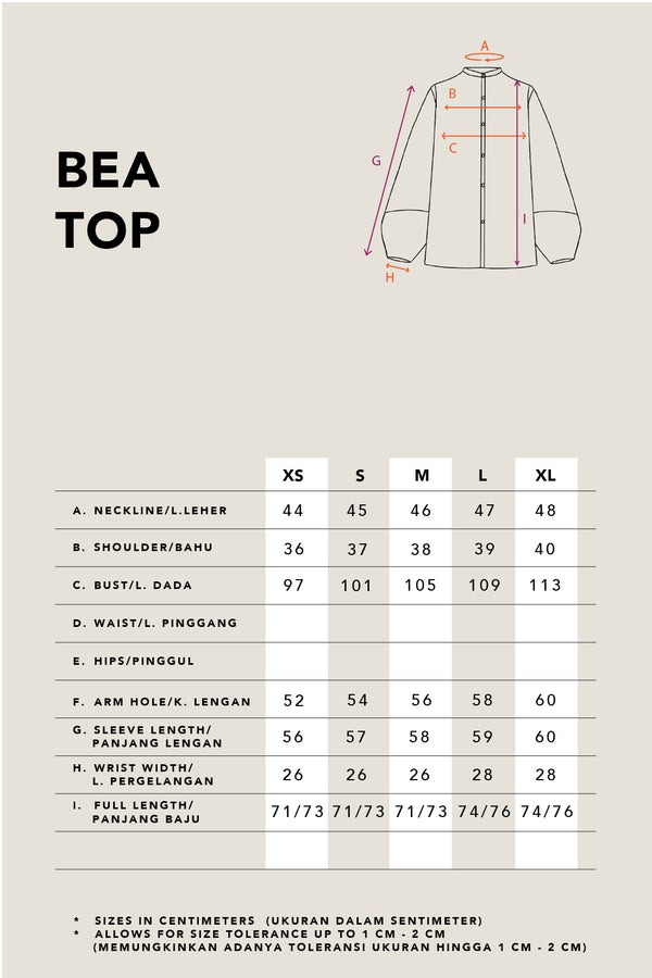 BEA REGULAR FIT TOP - KAMI