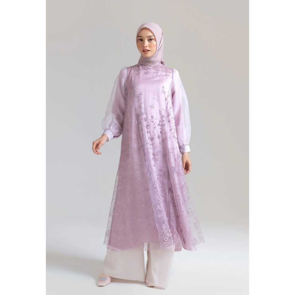 BASIA DRESS LAVENDER - RIA MIRANDA