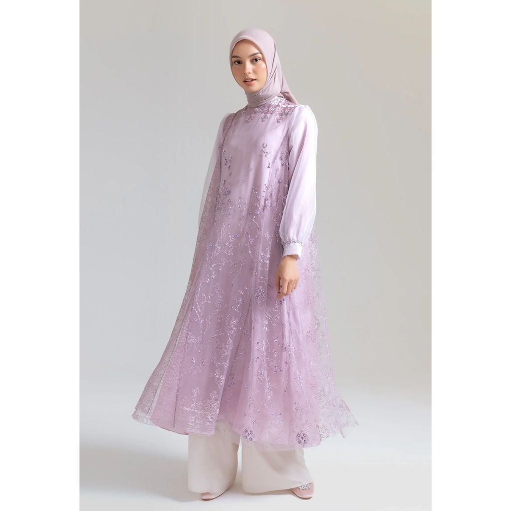 BASIA DRESS LAVENDER - RIA MIRANDA