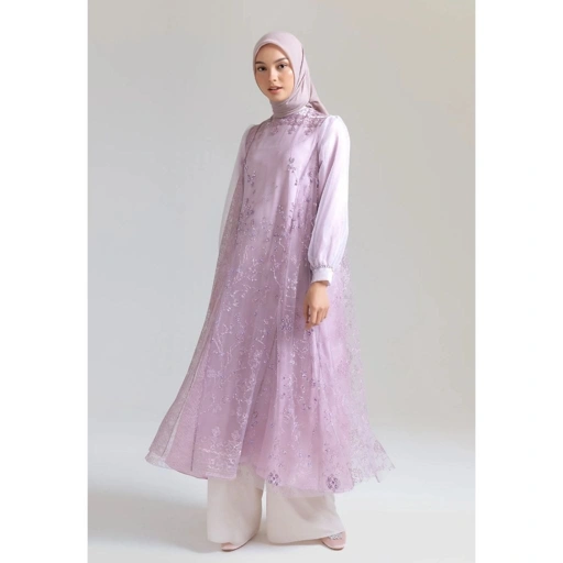 Image of BASIA DRESS LAVENDER - RIA MIRANDA