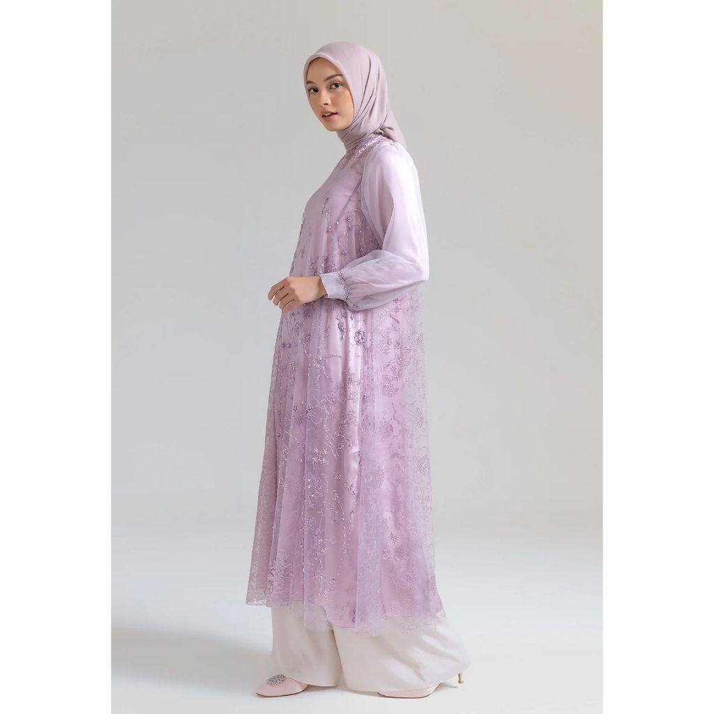 BASIA DRESS LAVENDER - RIA MIRANDA