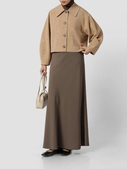 Image of TULIP JACKET LINEN LOOK - SABAMODEST