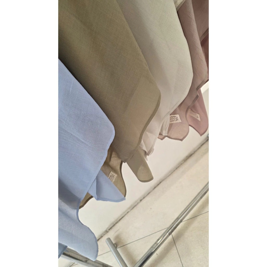 PLAIN  LACE CHIFFON KHIMAR BANDANA - GHANIEA