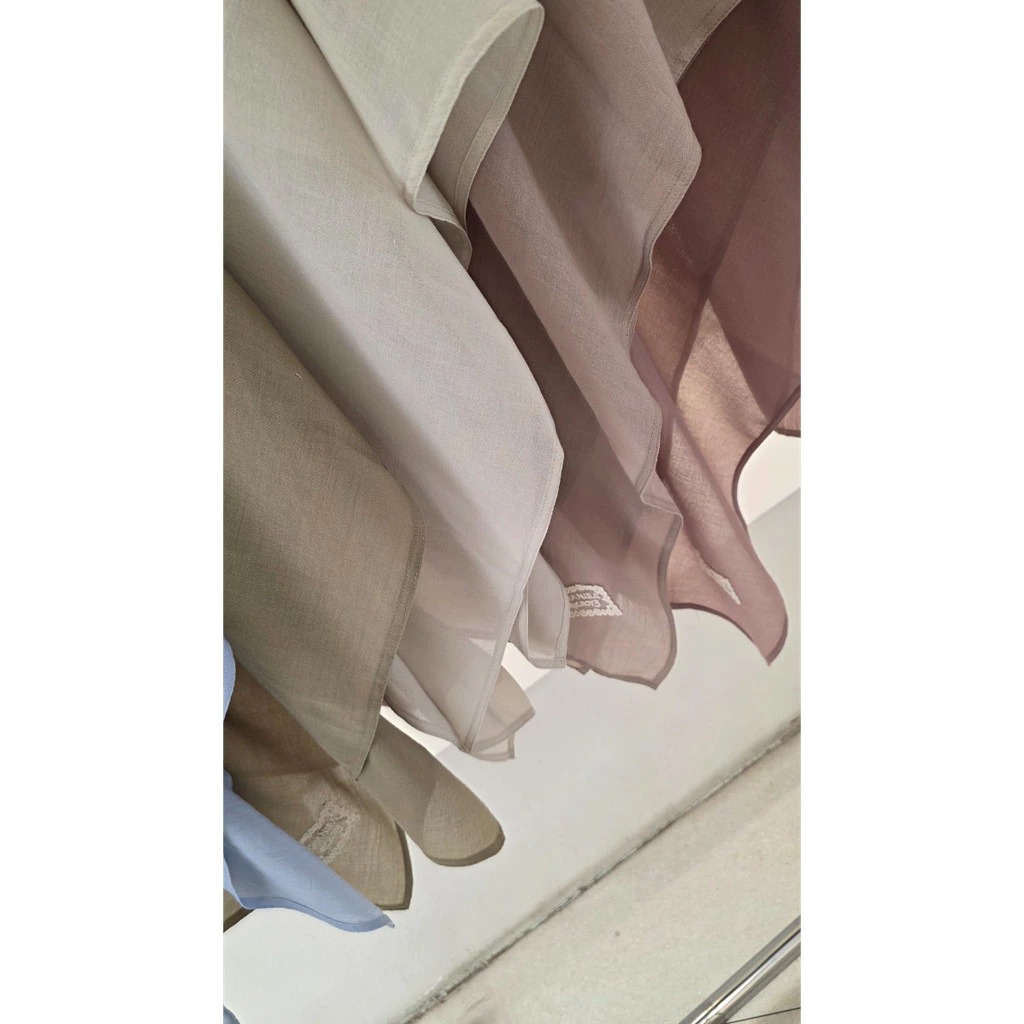 PLAIN  LACE CHIFFON KHIMAR BANDANA - GHANIEA
