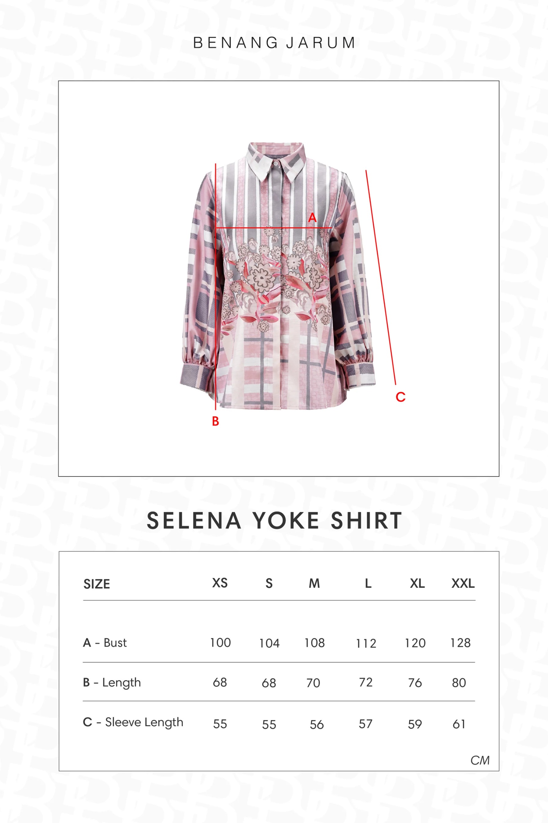SELENA YOKE SHIRT - BENANG JARUM