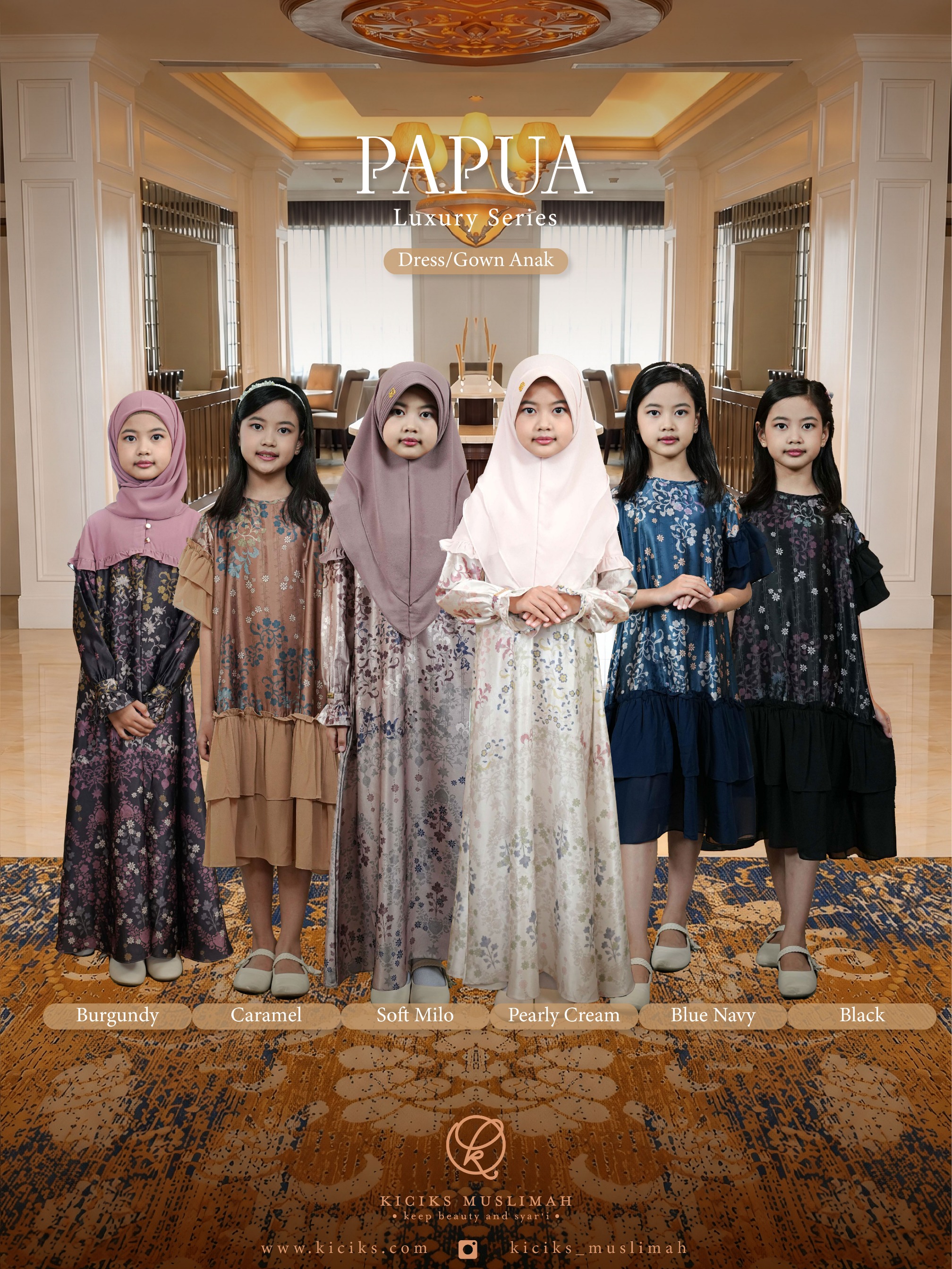 PAPUA SERIES - DRESS/GOWN ANAK
