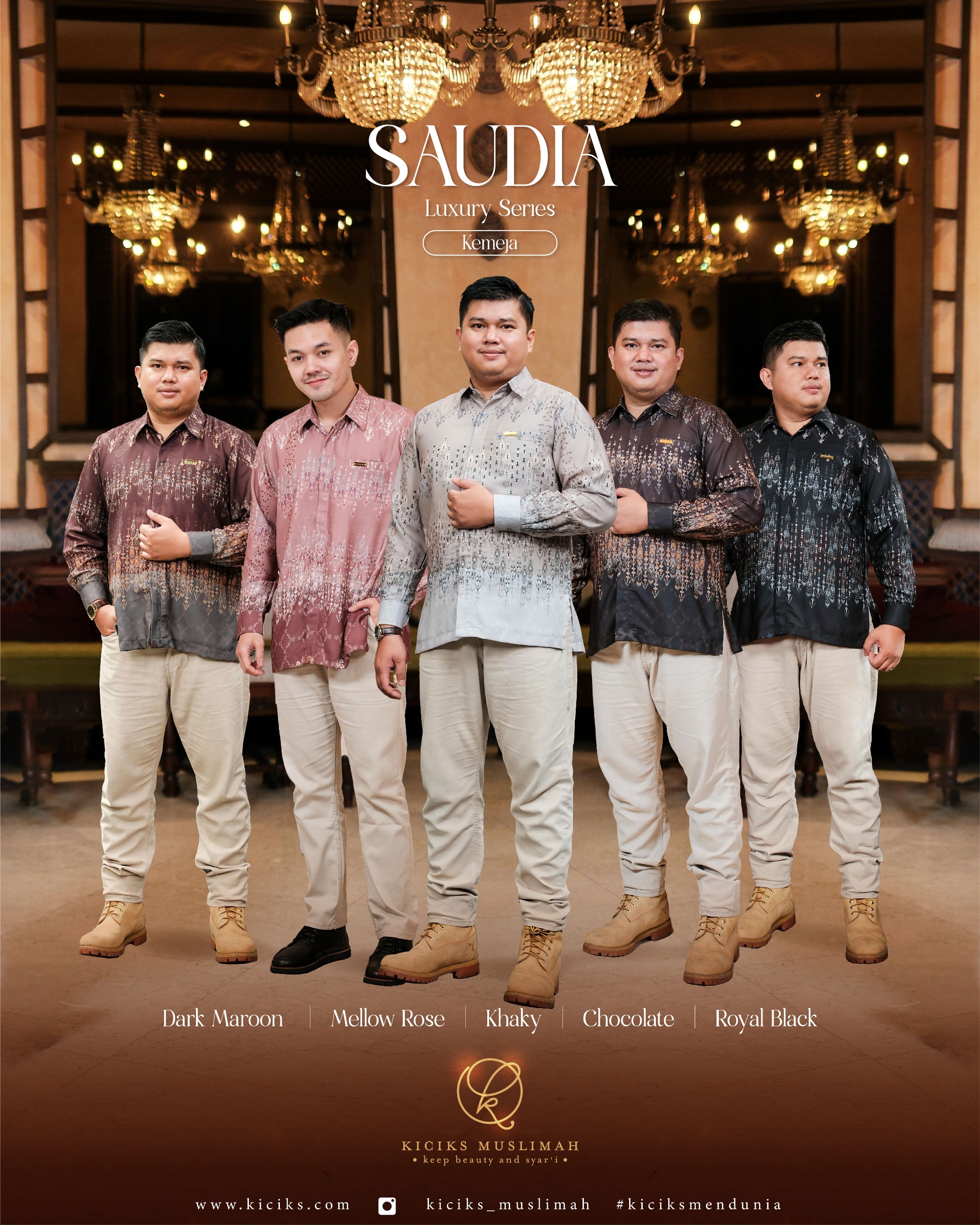 SAUDIA SERIES - REQUEST SIZE KEMEJA DEWASA BATCH 2