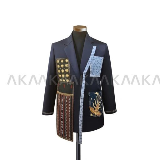 Image of AKAWASTRA BLAZER - Navy