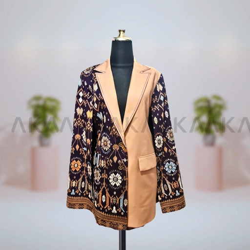 Image of AKAWASTRA BLAZER - Purple