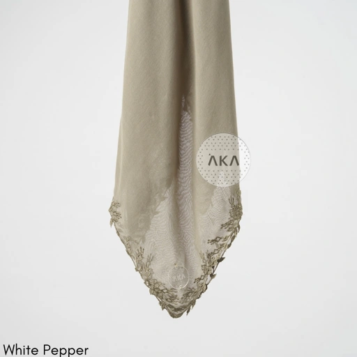 Image of Meniti Scarf - White Pepper