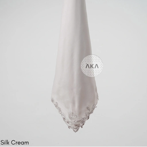 Image of Meniti Scarf - Silk Cream