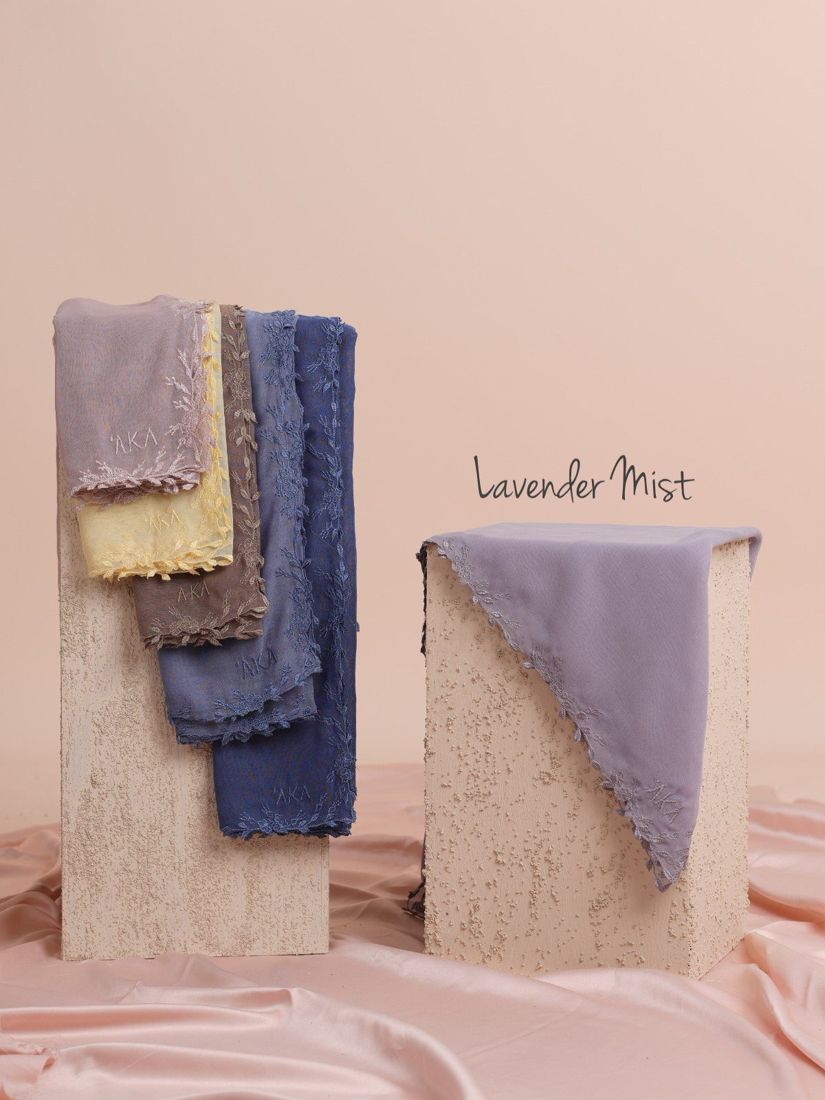 Meniti SCARF - LAVENDER MIST