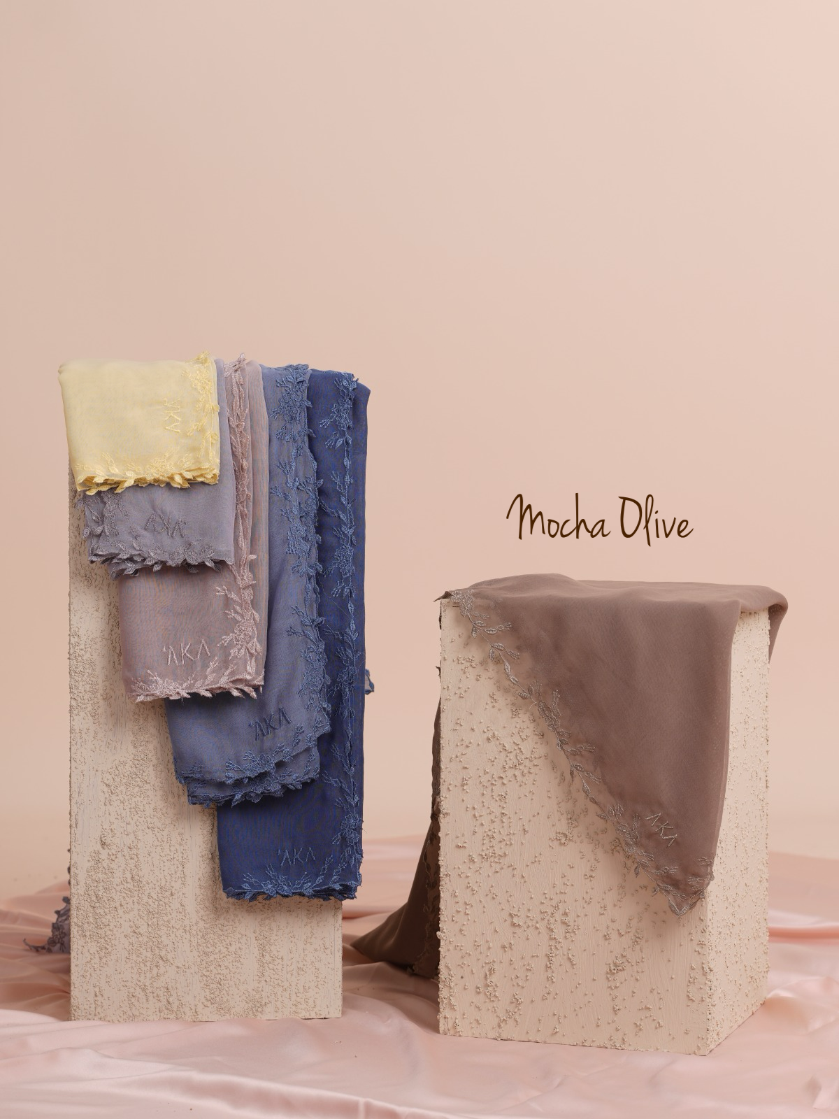 Meniti Scarf - Mocha Olive