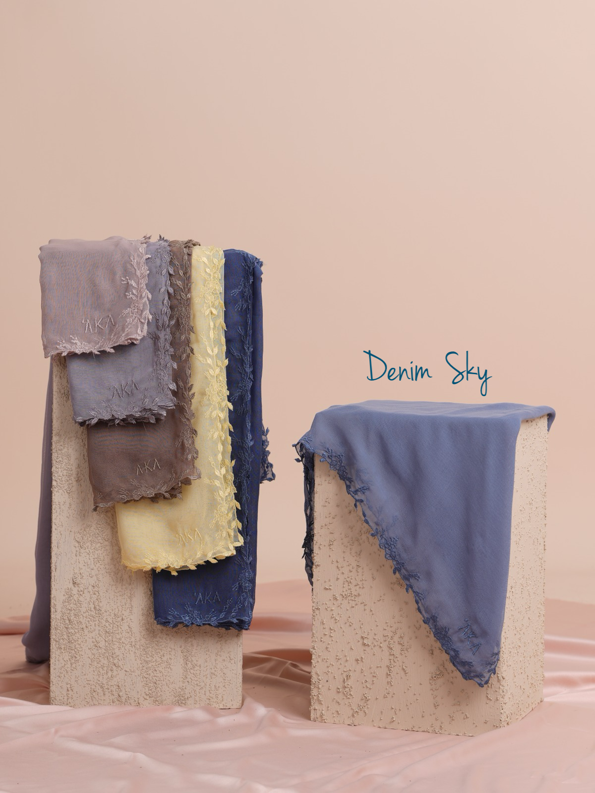 Meniti SCARF - DENIM SKY