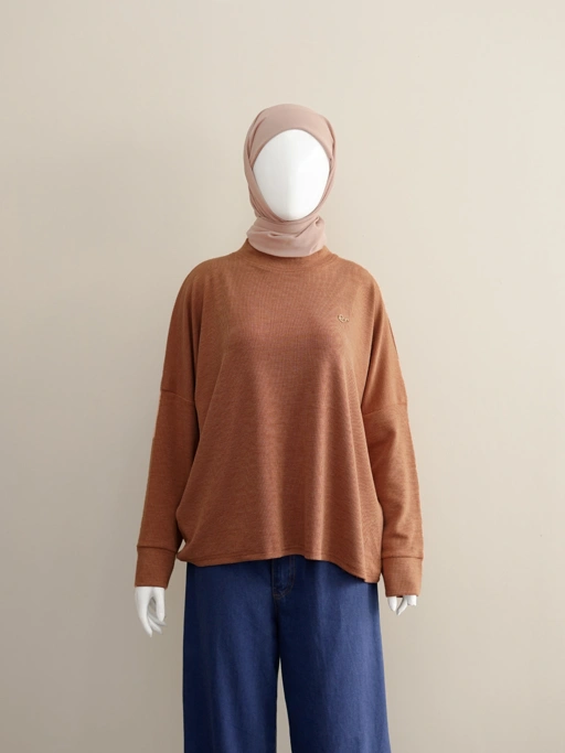 Image of Aina Top Apricot Orange