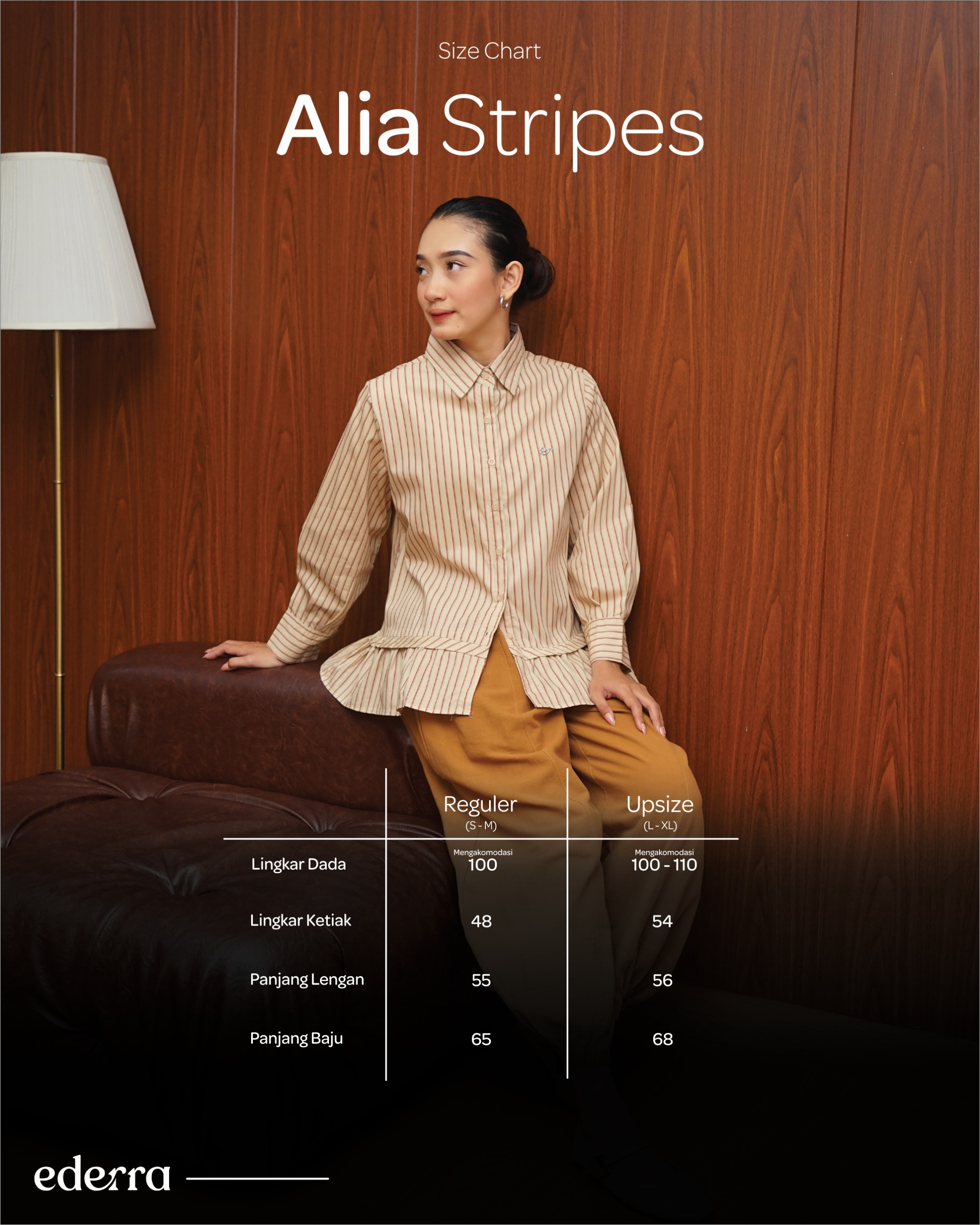 Alia Top Stripes Fresh Butter