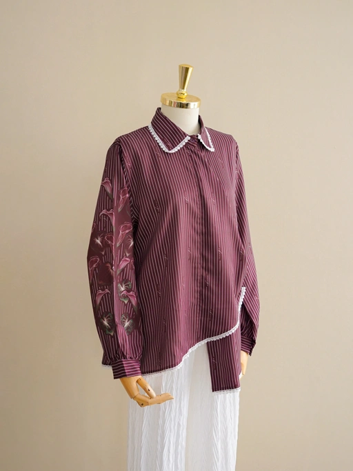 Image of Anggun Top Maroon
