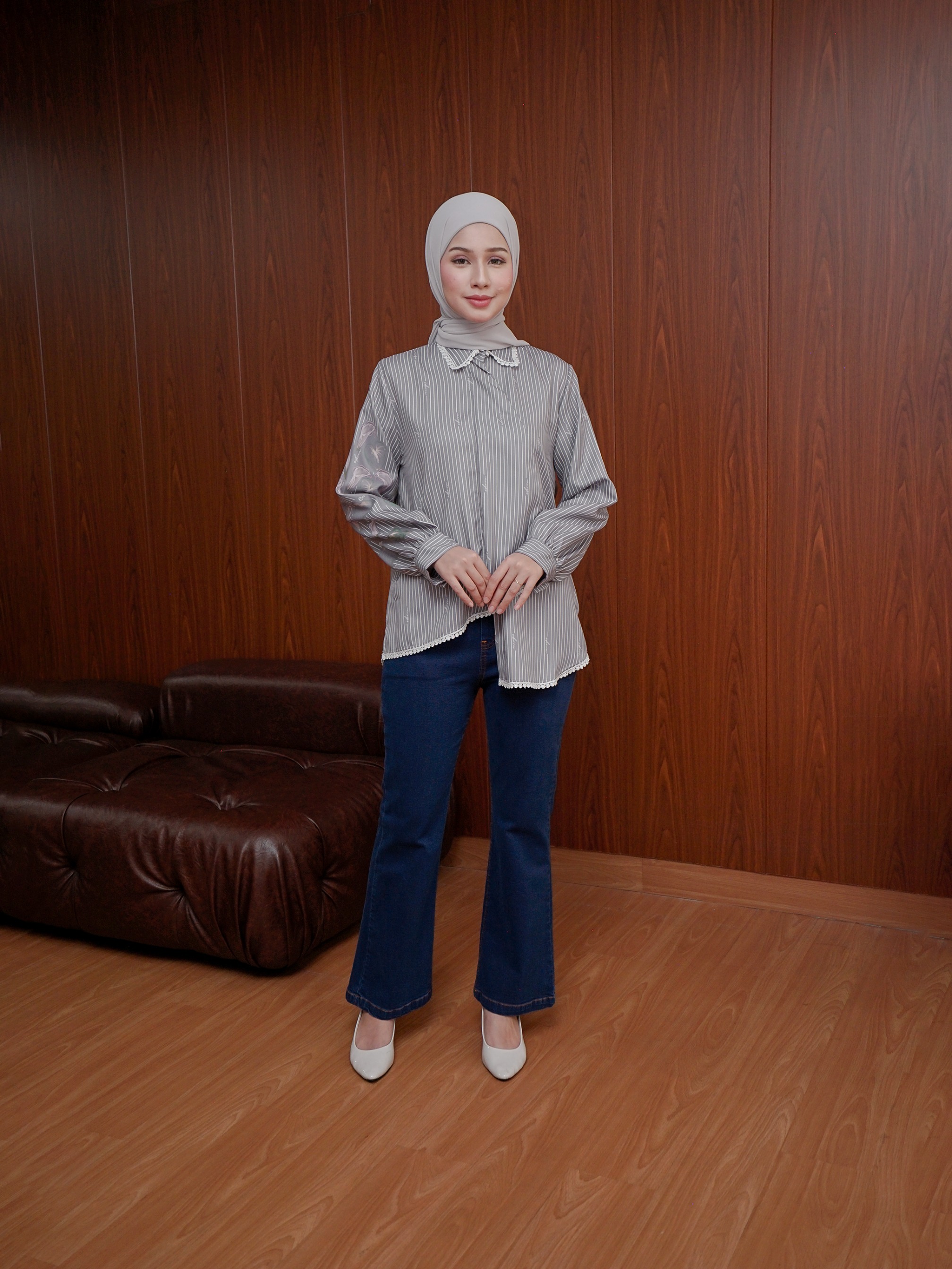 Anggun Top Ultimate Grey