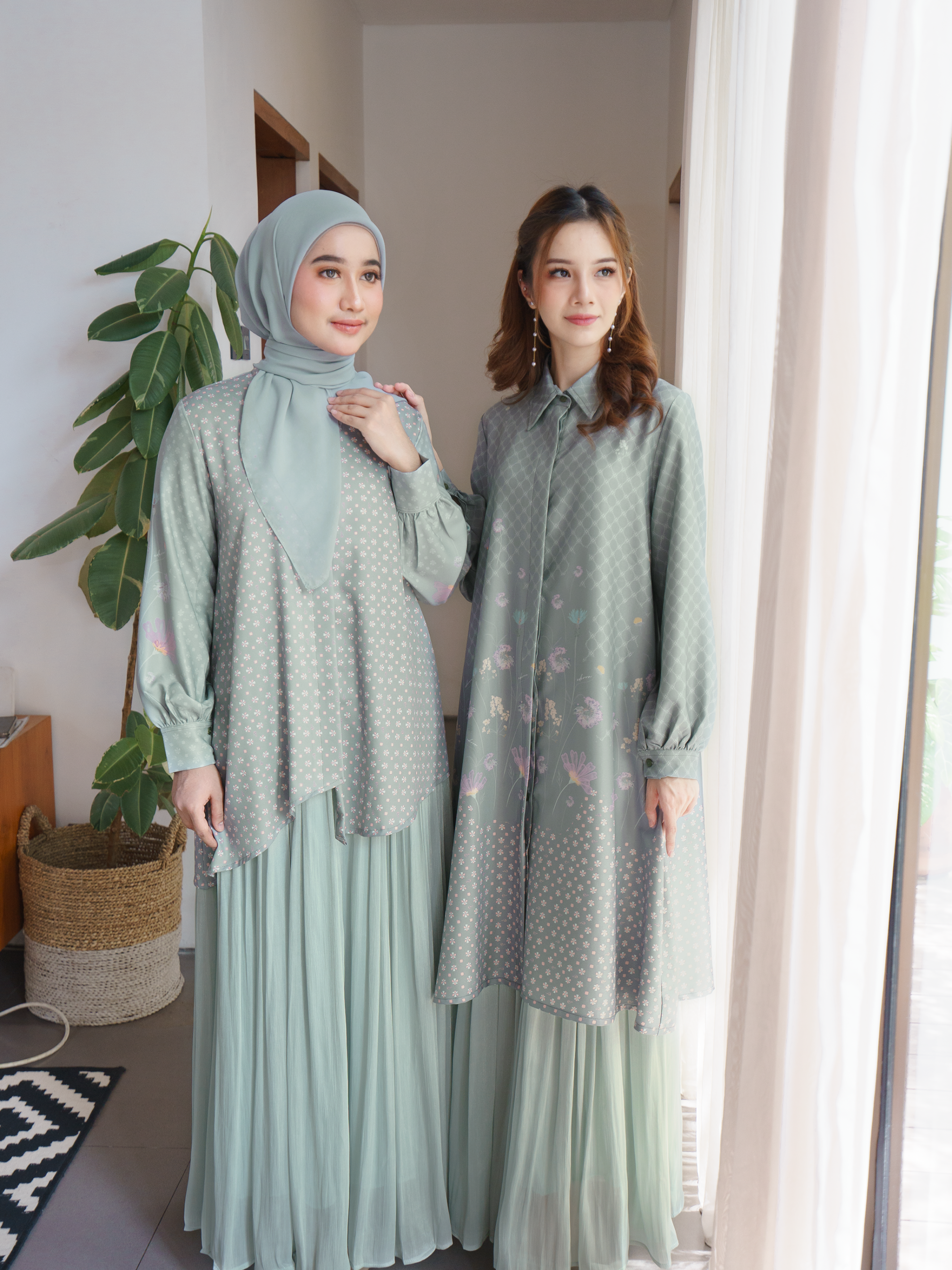 Riuh Senja Tunic Reseda