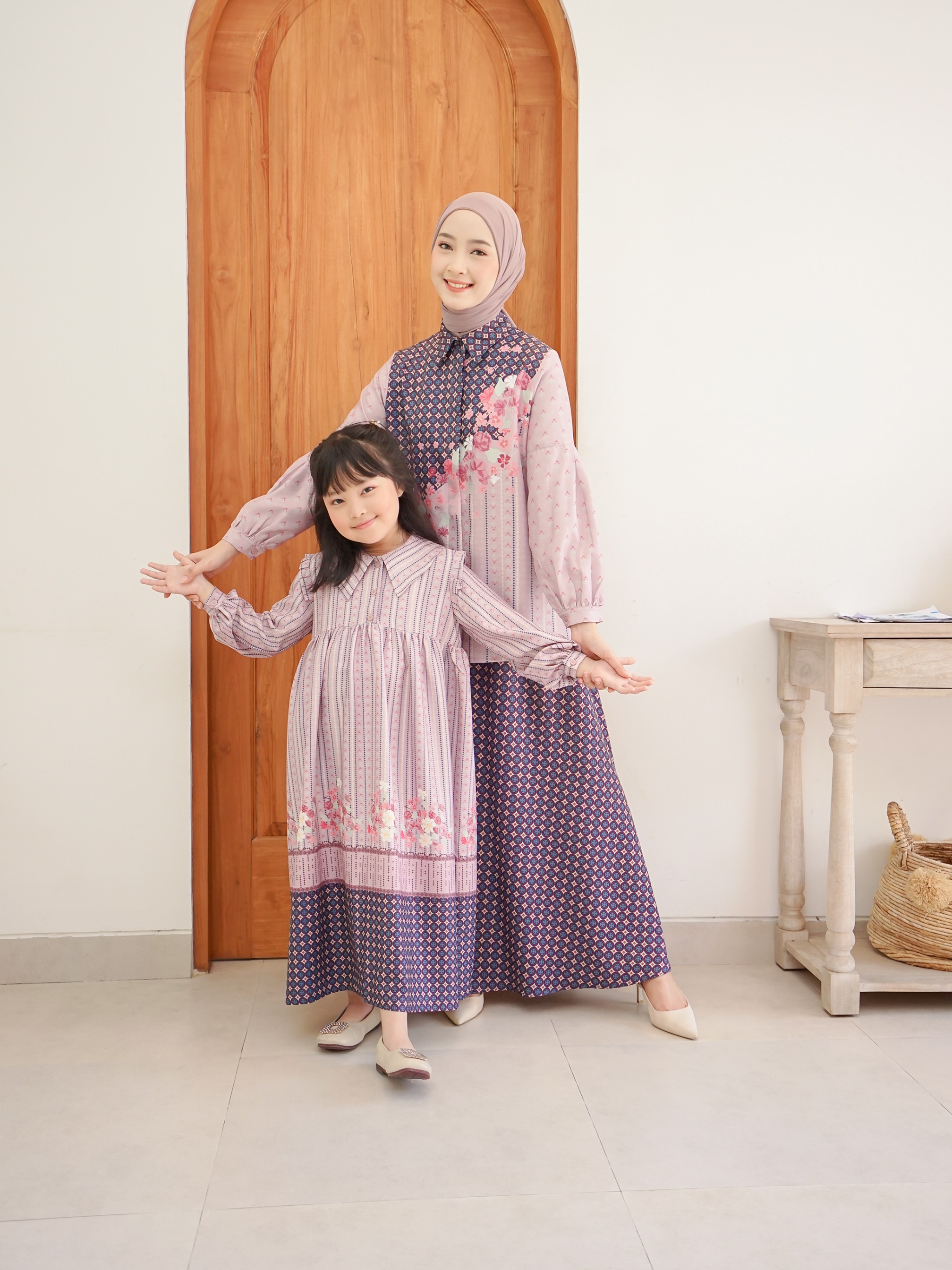 Family Set Arunika Pale Mauve