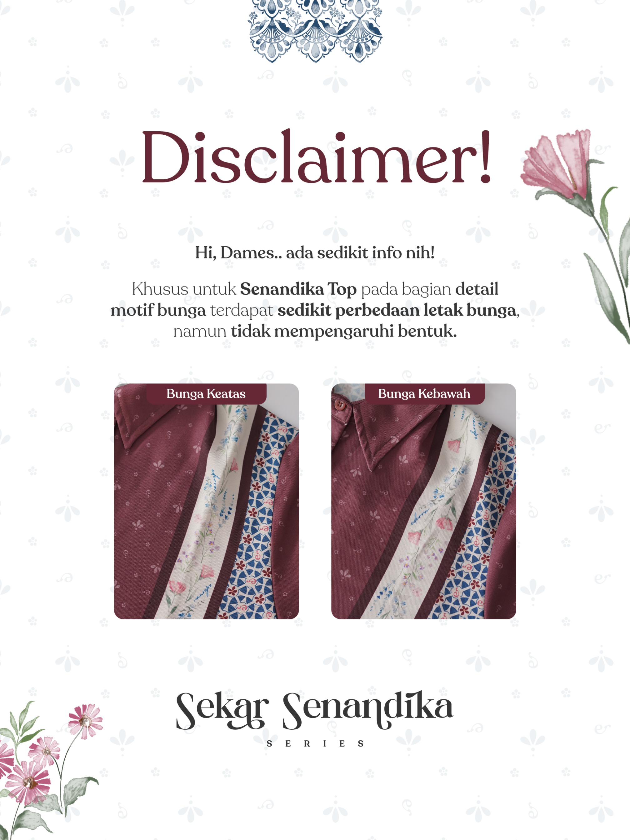 Family Set Senandika Dark Denim