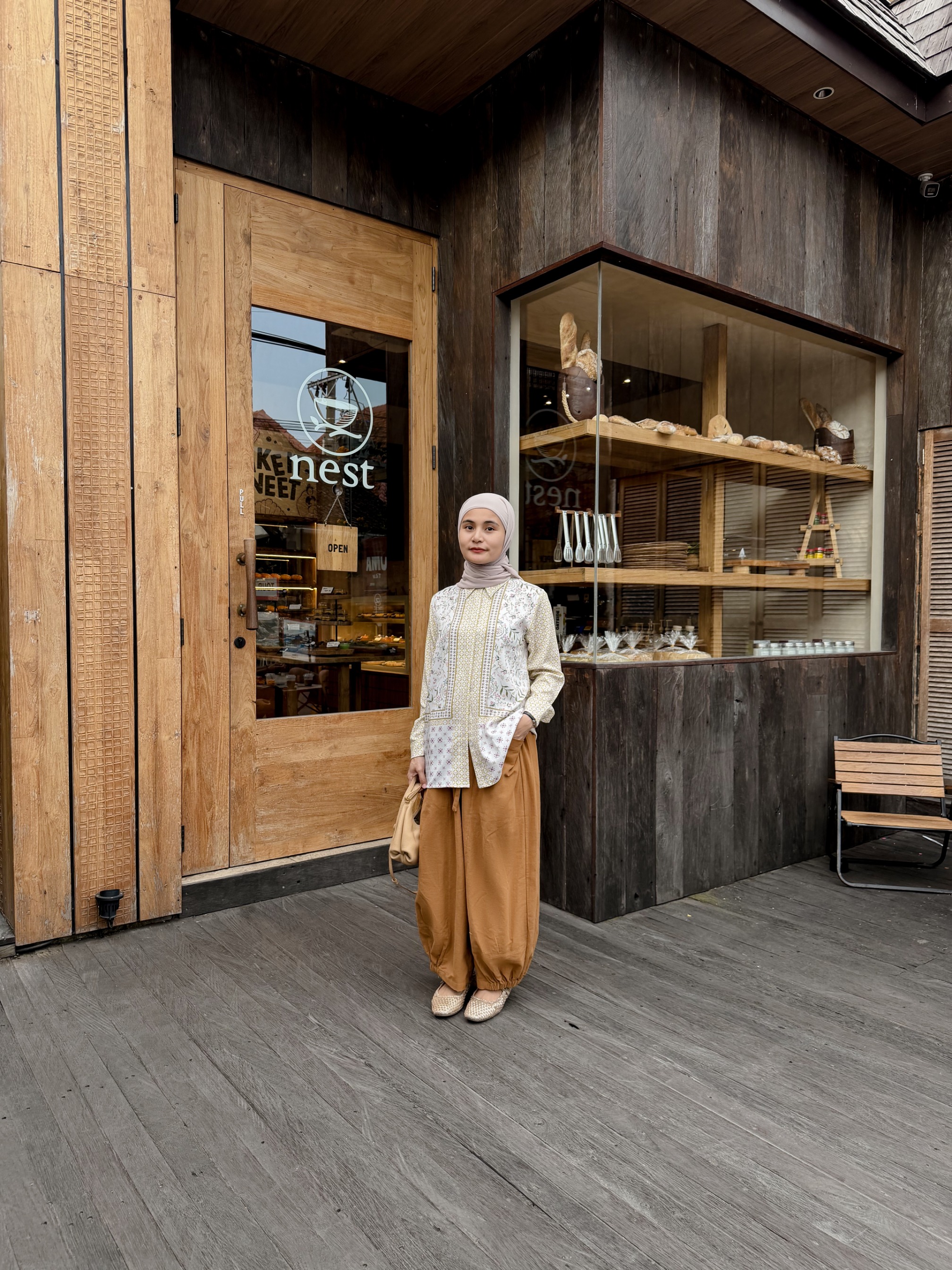 Leora Pants Honey Ginger