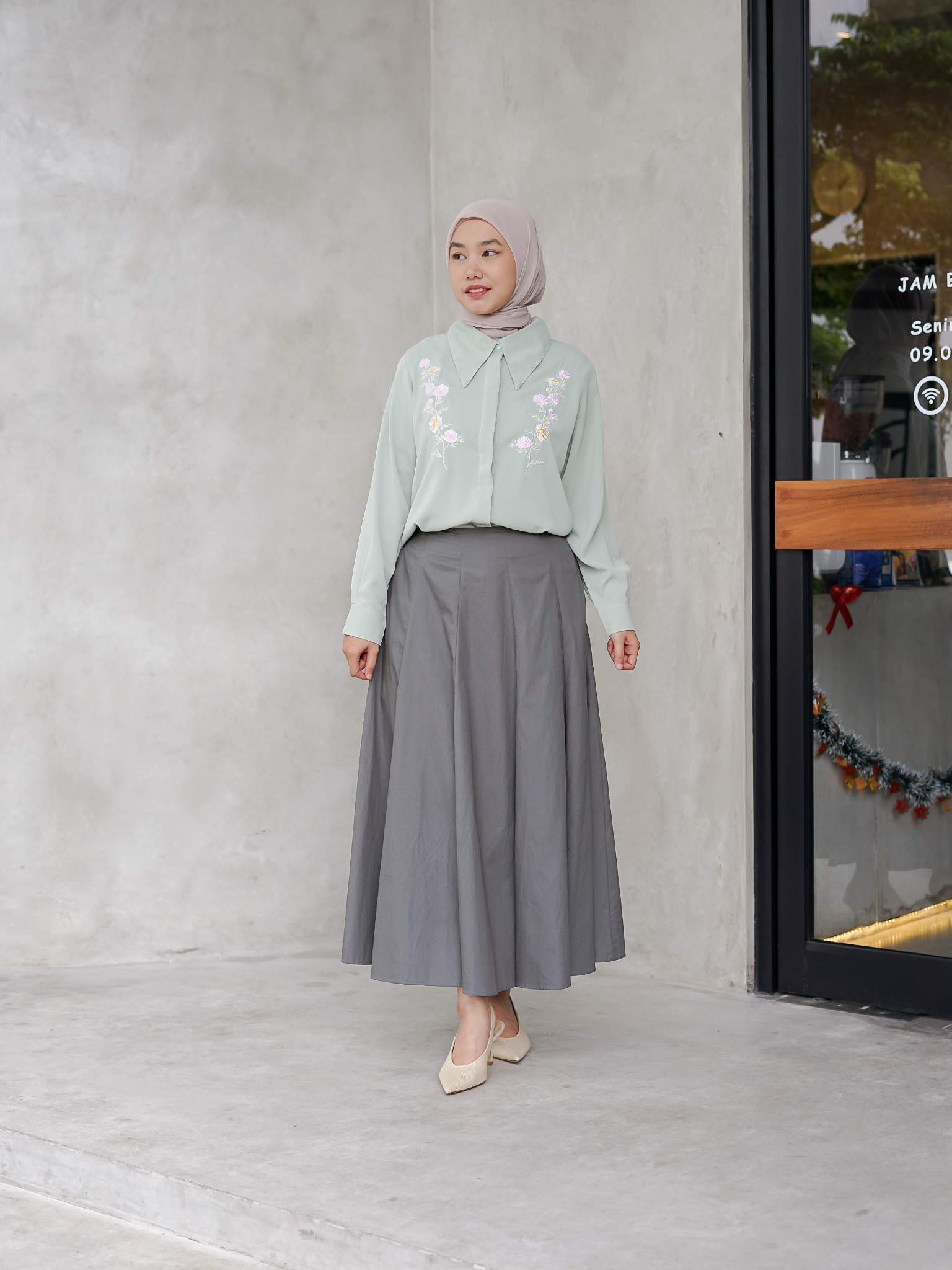 Zeya Shirt Dust Mint