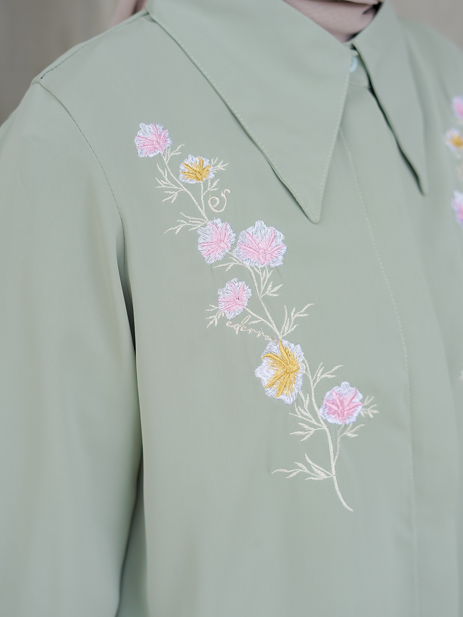 Zeya Shirt Dust Mint