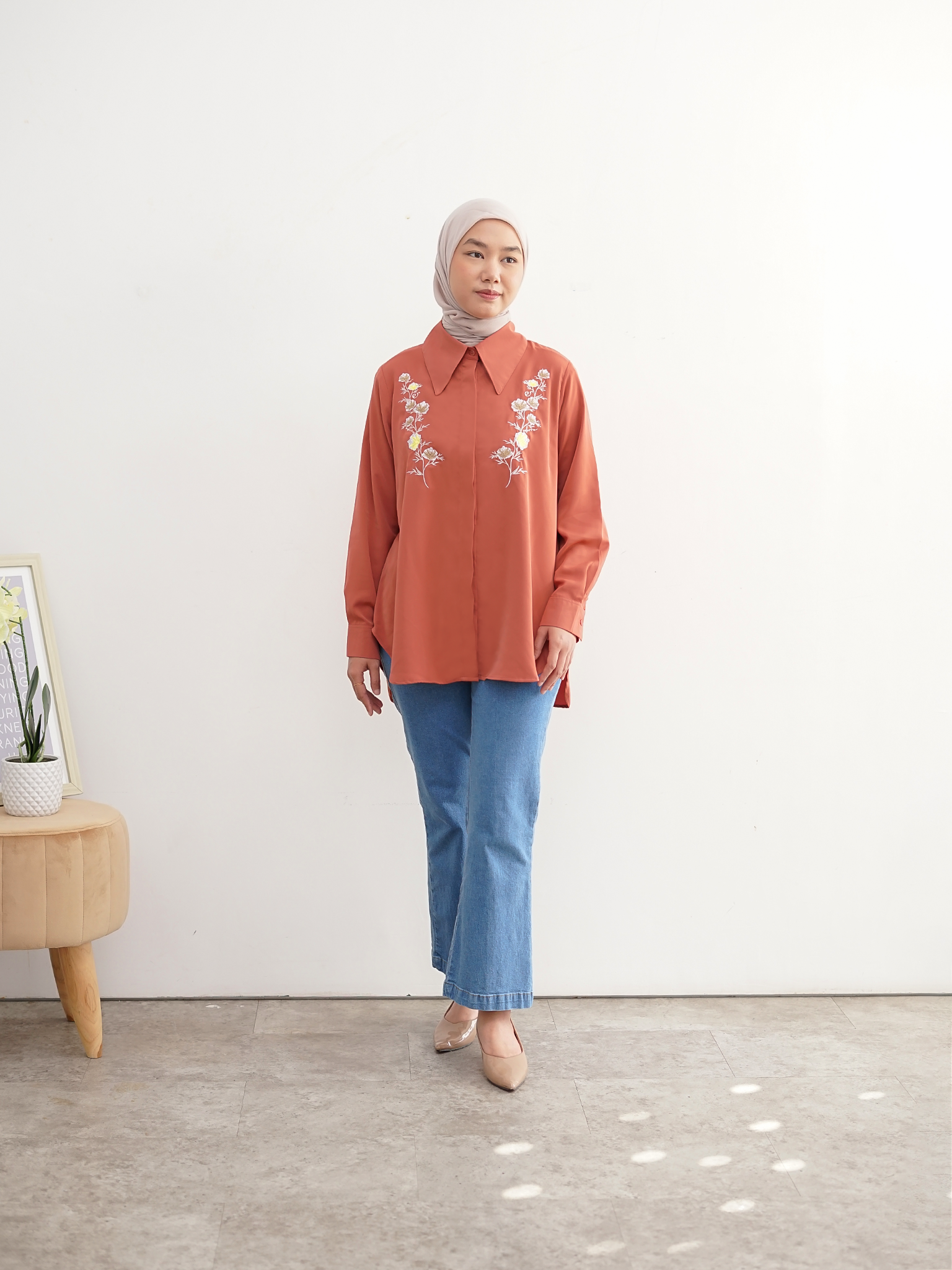 Zeya Shirt Tawny Orange