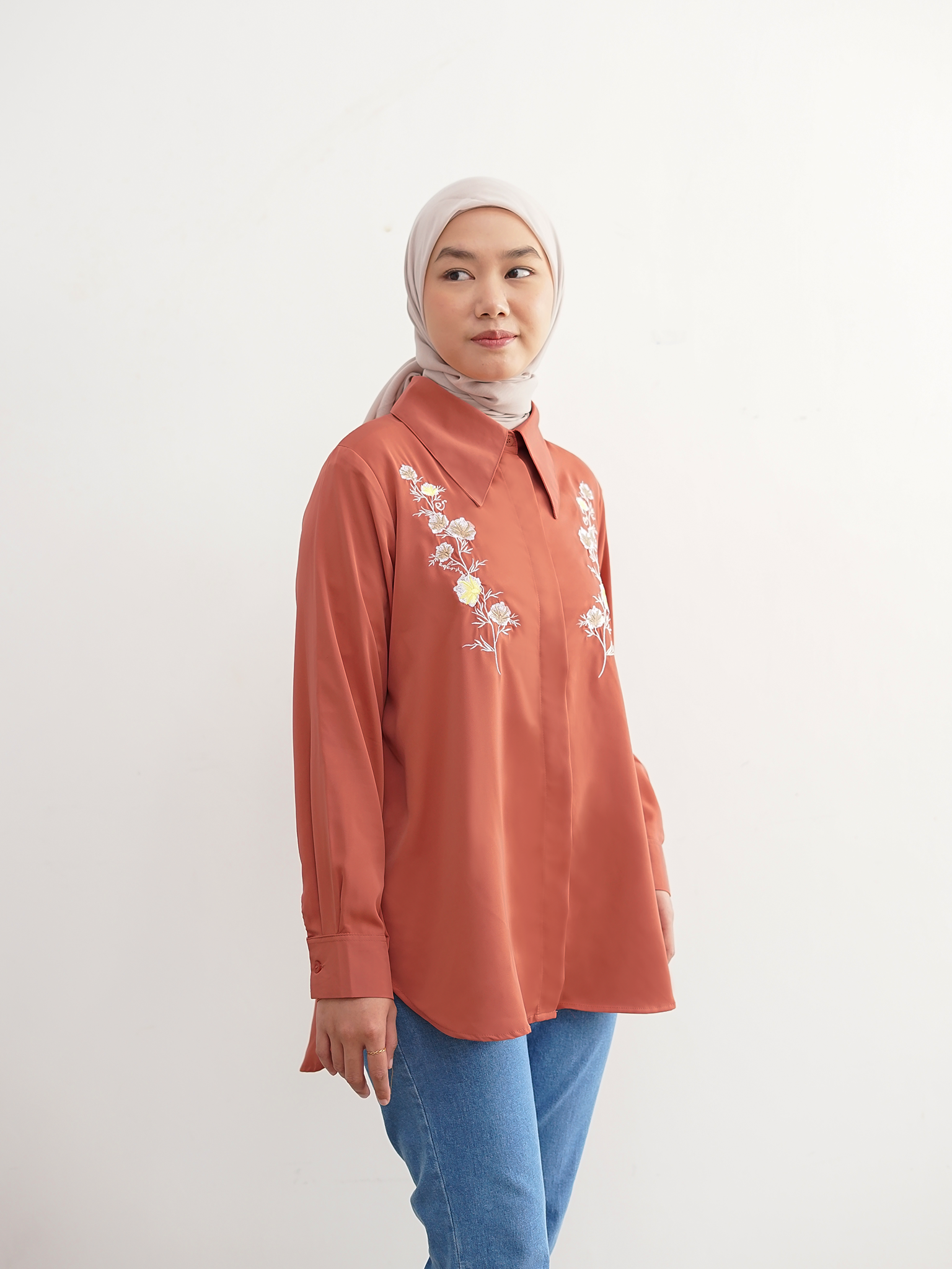 Zeya Shirt Tawny Orange