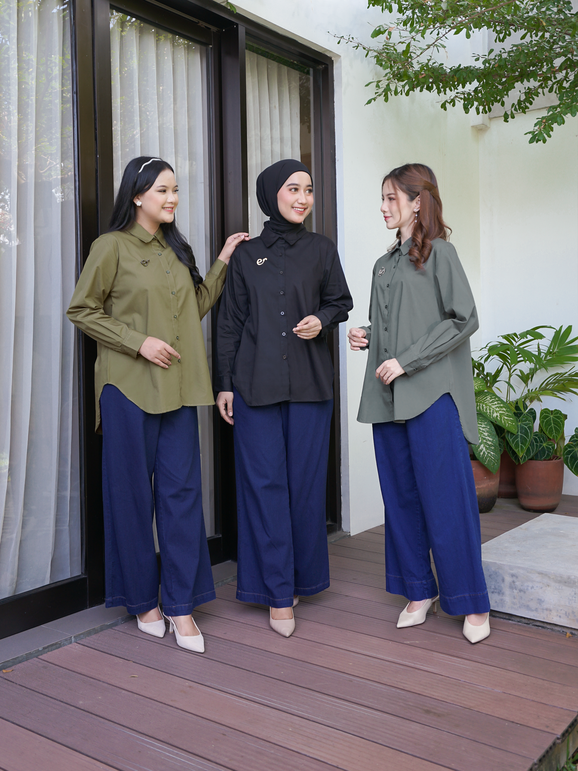 Cerra Shirt Pesto Green