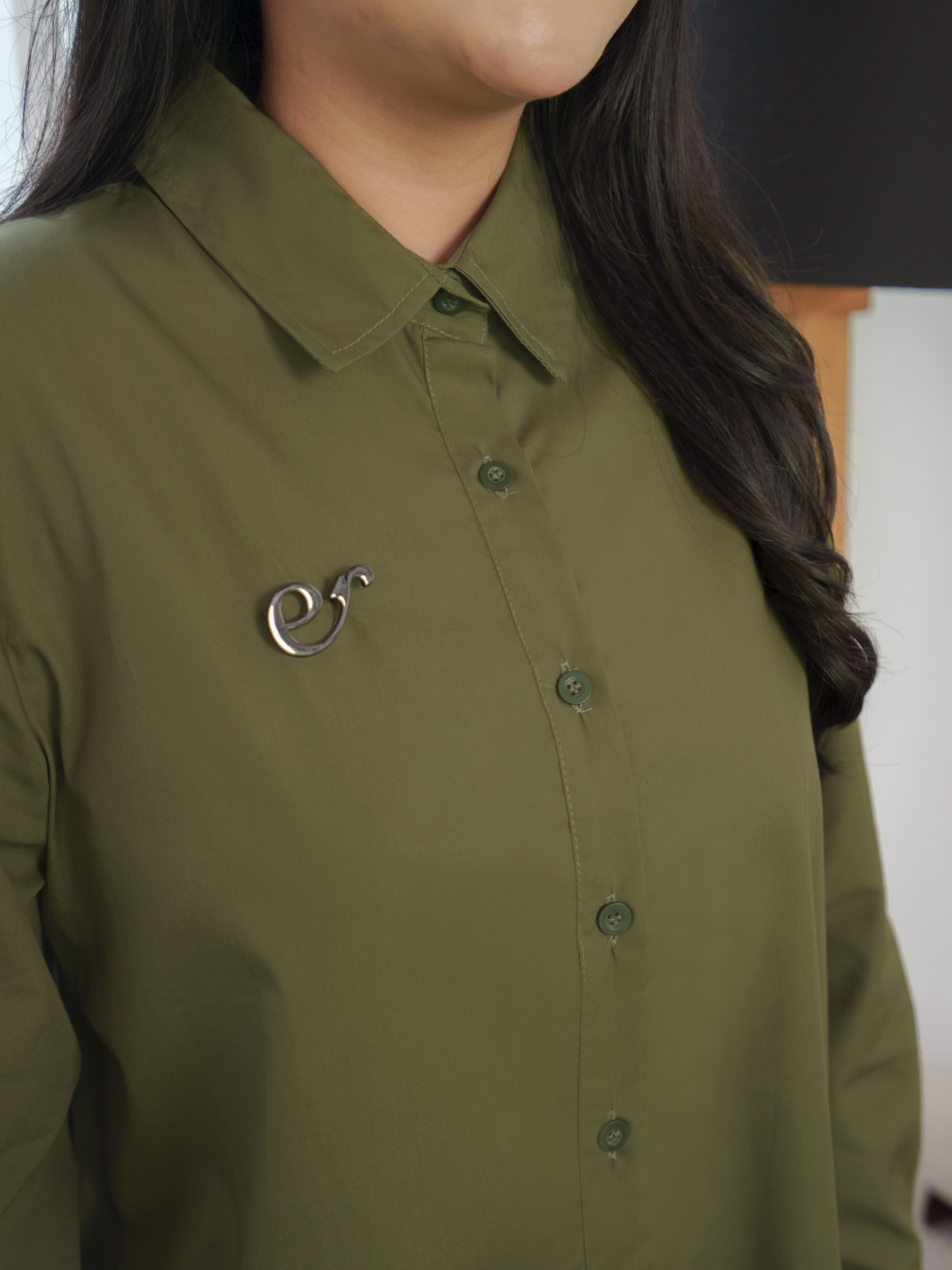 Cerra Shirt Pesto Green