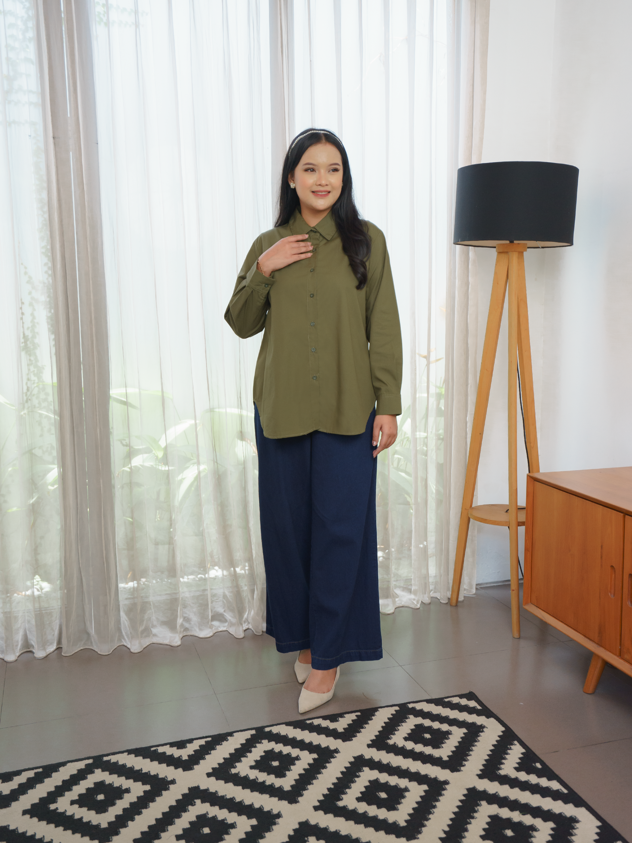Cerra Shirt Pesto Green
