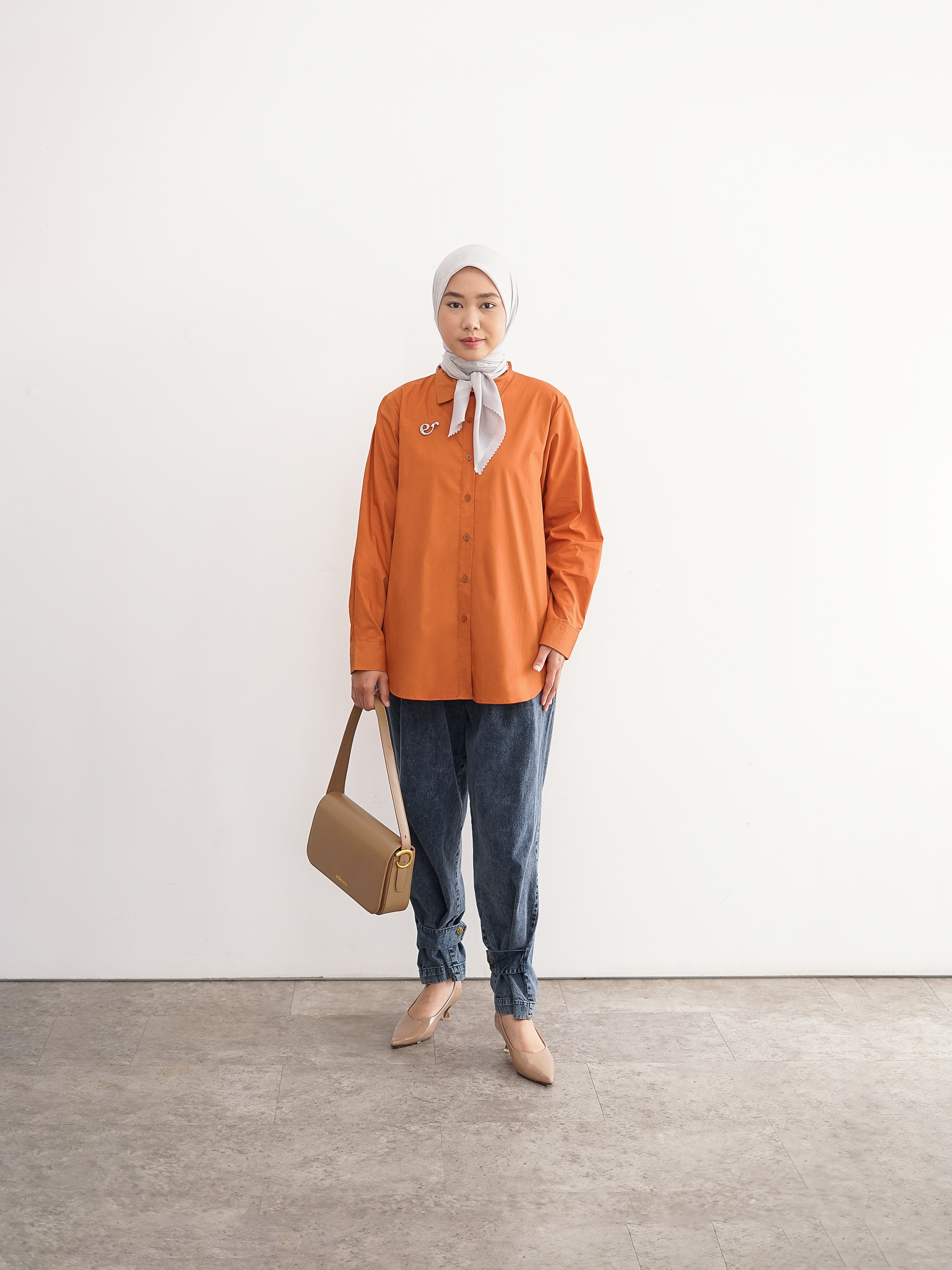 Cerra shirt orange peel