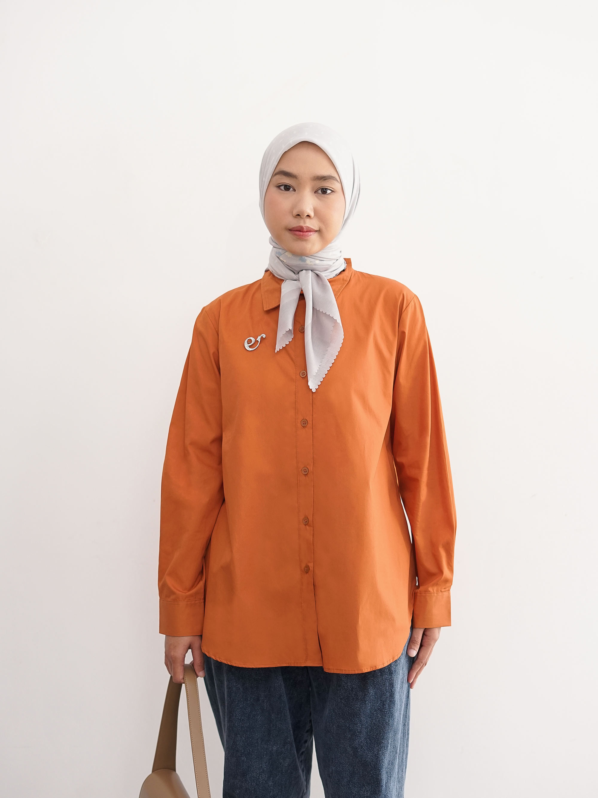 Cerra shirt orange peel