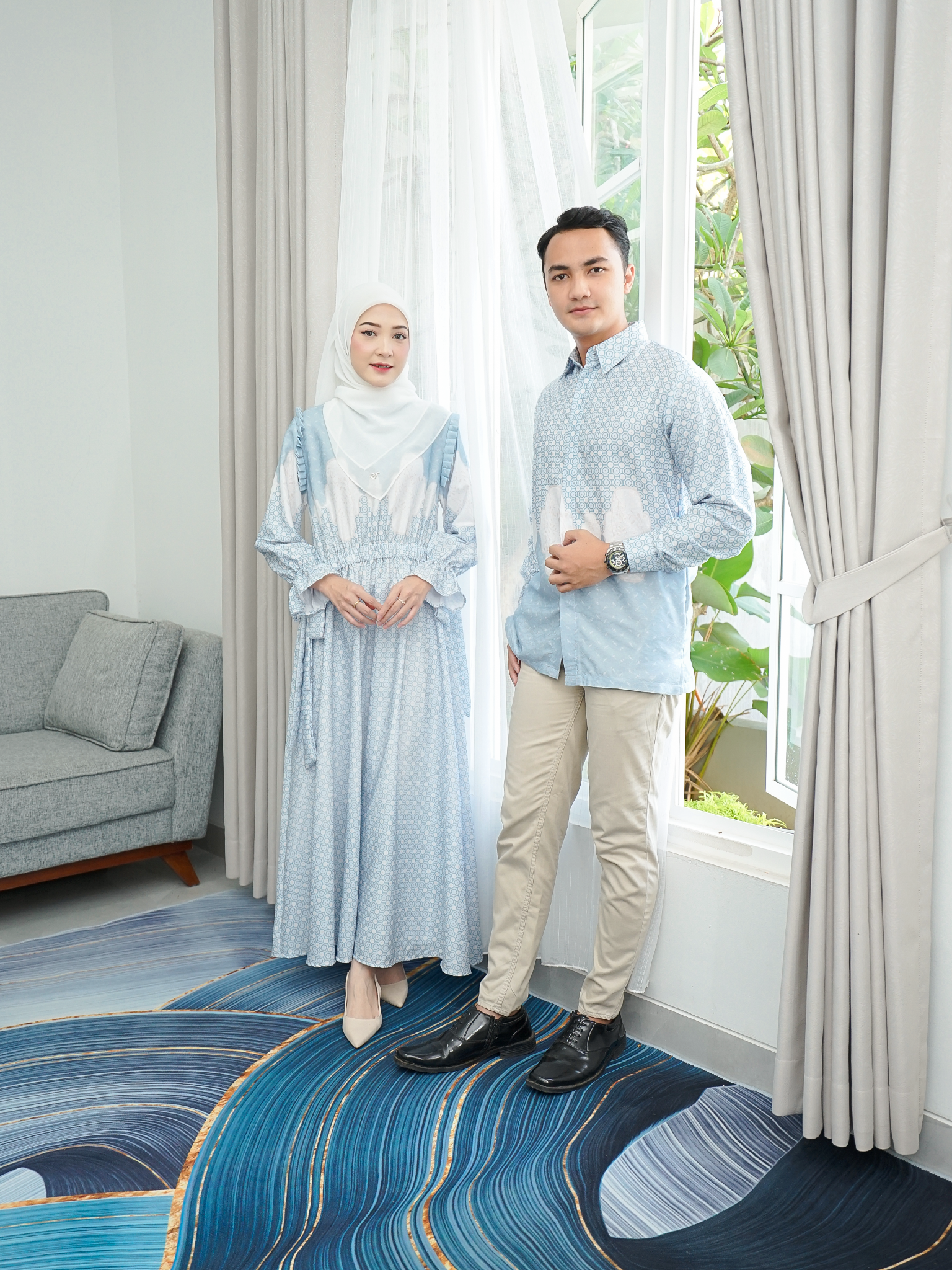 Padu Shirt Powder Blue
