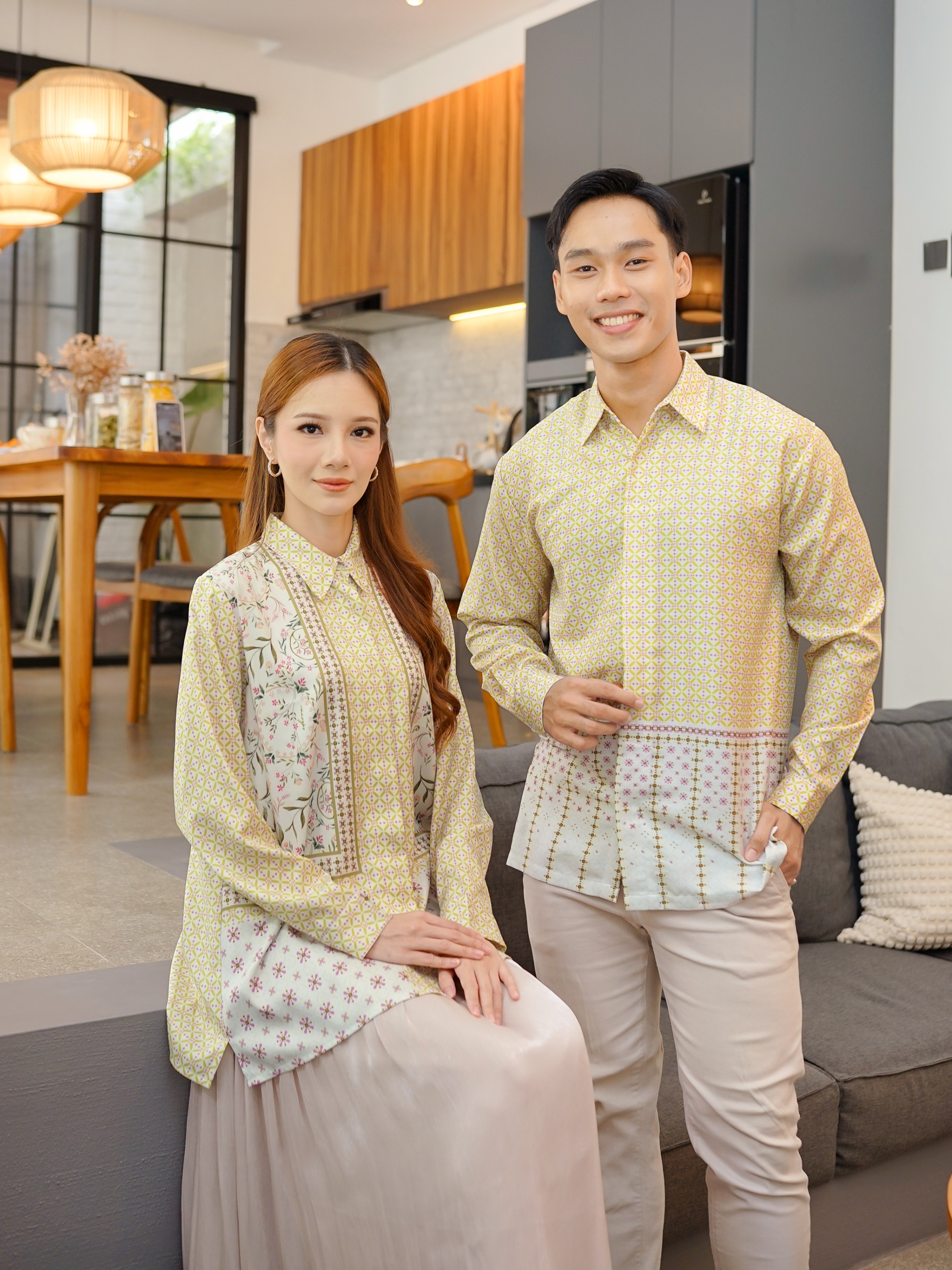 Sarimbit Couple Sekar Tulus Green Sheen