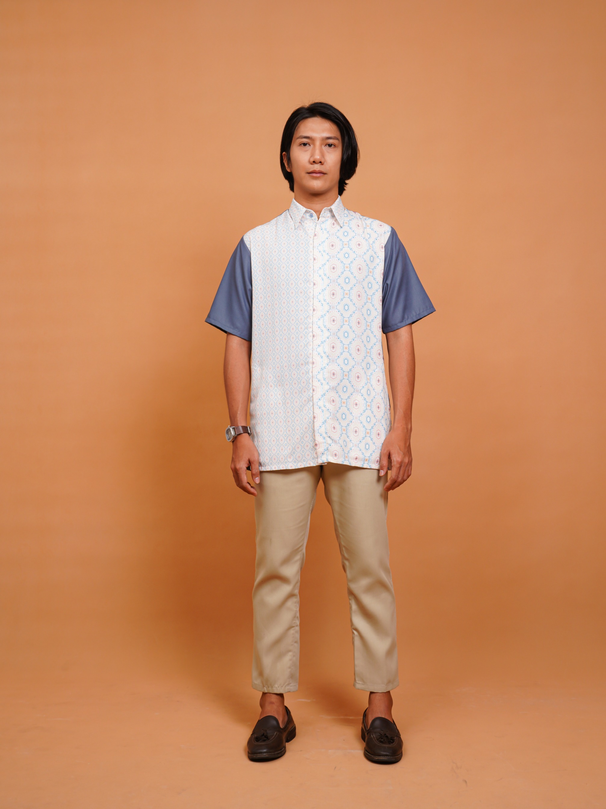 Jauza Men Shirt Dust Blue