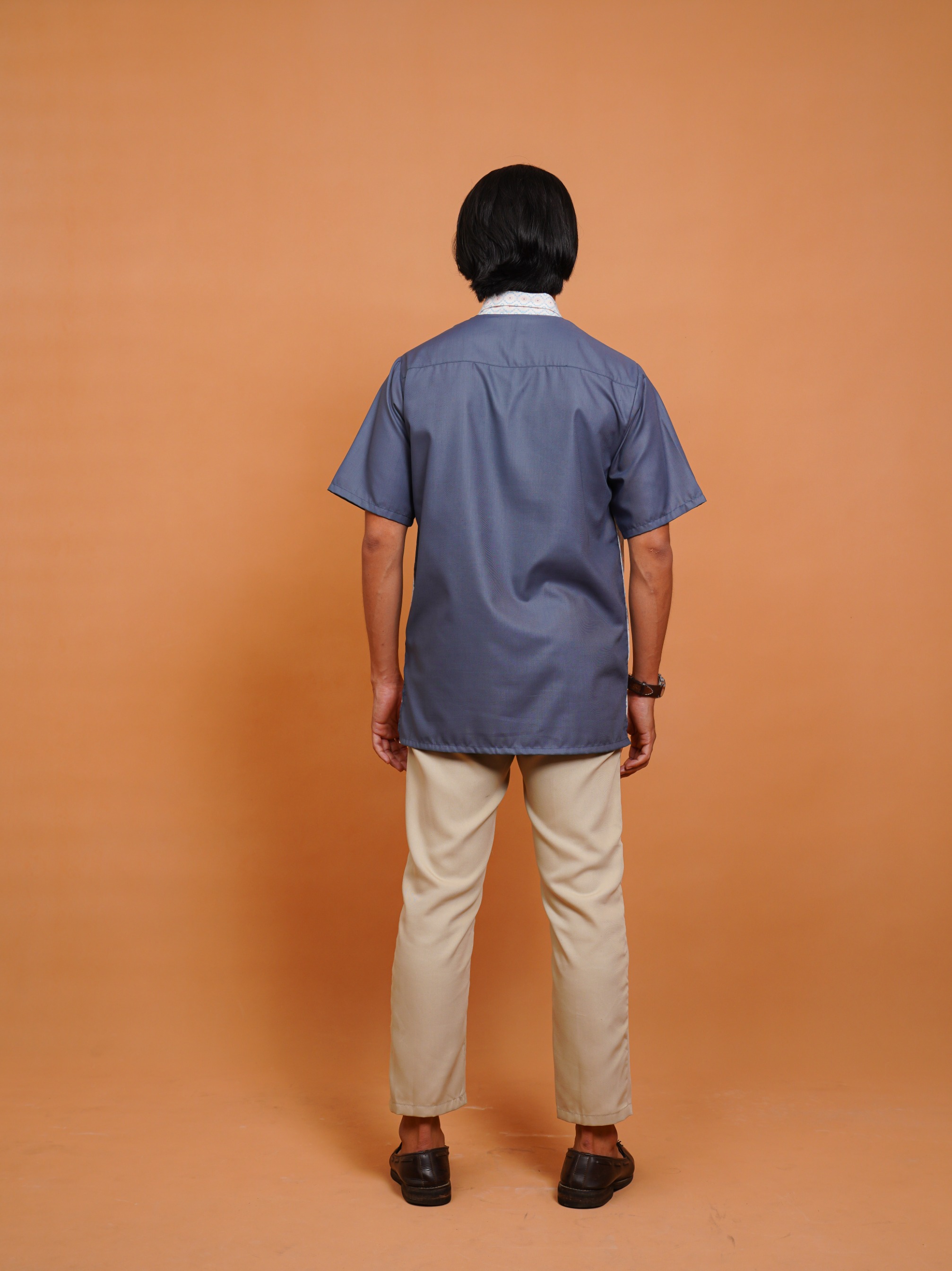 Jauza Men Shirt Dust Blue