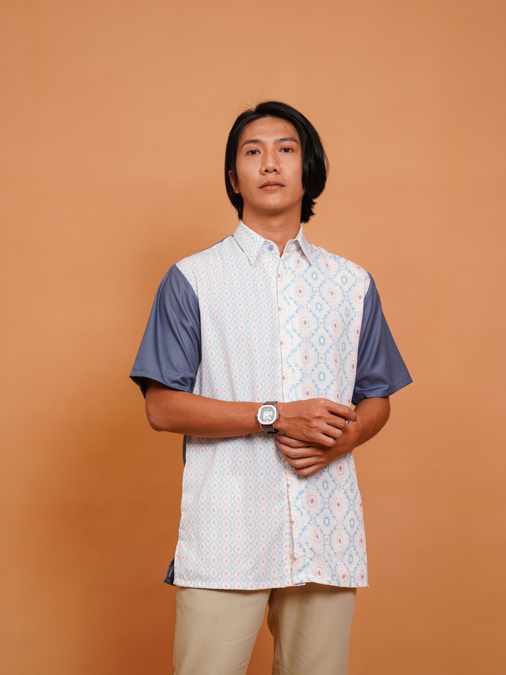 Jauza Men Shirt Dust Blue